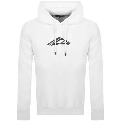 DSQUARED2 DSQUARED2 LOGO PULLOVER HOODIE WHITE