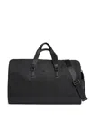 Dsquared2 Logo-raised Zipped Duffle Bag In Black