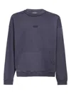 Dsquared2 Logo-rubberised Sweatshirt In Blue