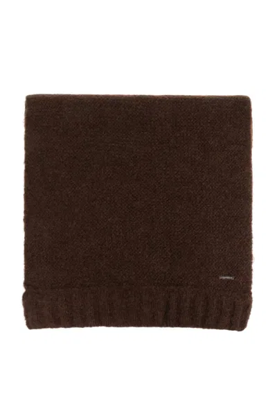Dsquared2 Logo Scarf In Black