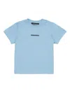 Dsquared2 Logo Short-sleeve Cotton T-shirt In Blue