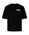 Dsquared2 Graphic Print Cotton Jersey T-shirt In Black