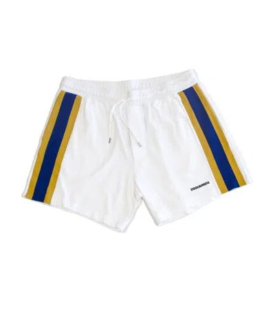 Dsquared2 Logo Shorts In White