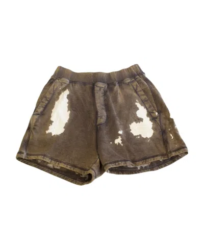 Dsquared2 Logo Shorts In Brown