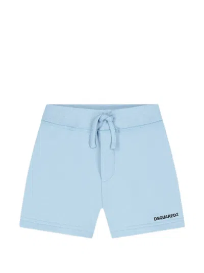 Dsquared2 Kids' Logo Shorts In Blue