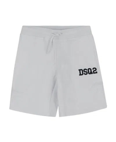 Dsquared2 Logo Shorts In White