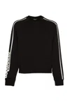 Dsquared2 Man Sweatshirt Black Size L Cotton In Black