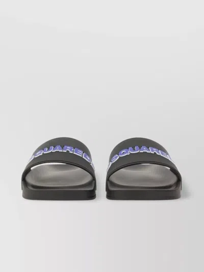 Dsquared2 Logo Slide Sandals For Open Toe