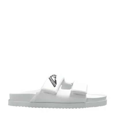 Dsquared2 Logo Slippers In White