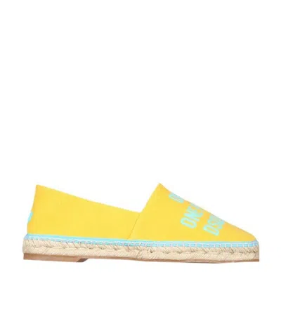 DSQUARED2 DSQUARED2 LOGO SLOGAN JACQUARD ESPADRILLES