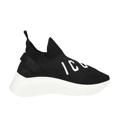 Dsquared2 Logo Sneakers In Black