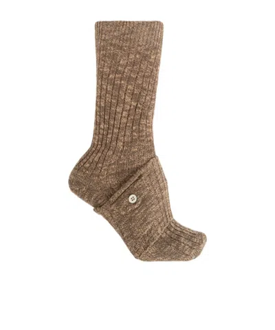 Dsquared2 Logo Socks In Brown