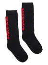 Dsquared2 Socks With Logo In Black