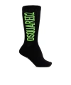 Dsquared2 Logo Socks In Black