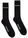 Dsquared2 Logo Socks In Black