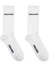 Dsquared2 Logo Socks In White