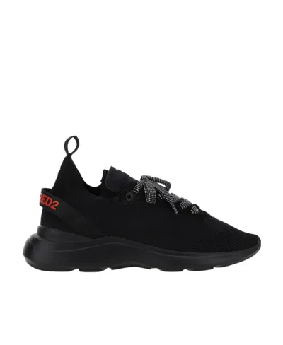 Dsquared2 Logo Sports Shoes In Black