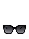 Dsquared2 Logo Square-frame Sunglasses In Black