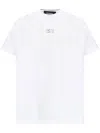 Dsquared2 Logo-stamp Cotton-blend T-shirt In White