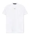 Dsquared2 Logo-stamp Cotton-blend T-shirt In White