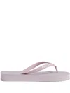 Dsquared2 Malva Rubber Flip-flops In Pink