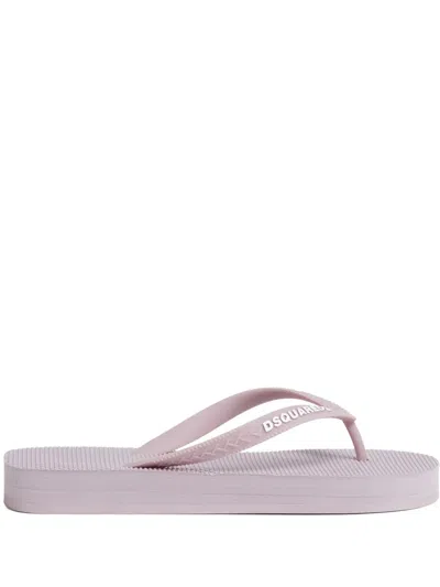 DSQUARED2 LOGO-STRAP FLIP FLOPS