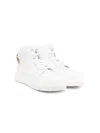 Dsquared2 Logo-strap High-top Sneakers In White