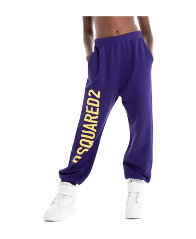 Dsquared2 Logo Sweatpants In Blue