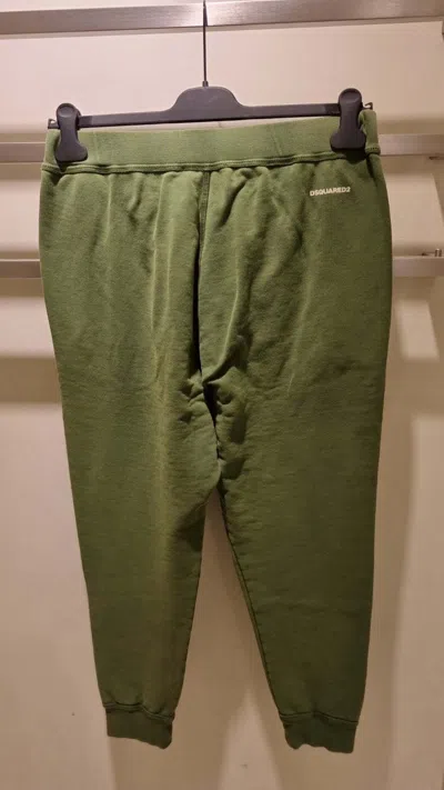 Dsquared2 Logo Sweatpants In Green