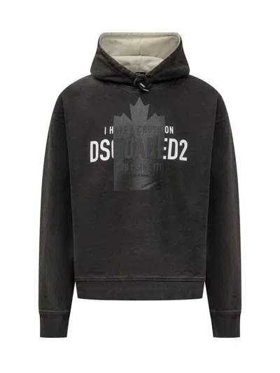 Dsquared2 Logo Sweatshirt In Black