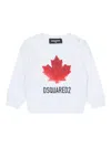 Dsquared2 Logo Sweatshirt In White