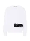 Dsquared2 Logo Sweatshirt In White