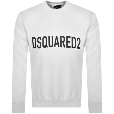 Dsquared2 Logo Sweatshirt White