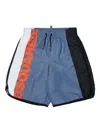 Dsquared2 Logo Swim Shorts In Blue