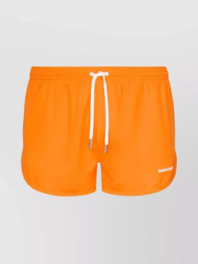 DSQUARED2 LOGO SWIM SHORTS MIDI