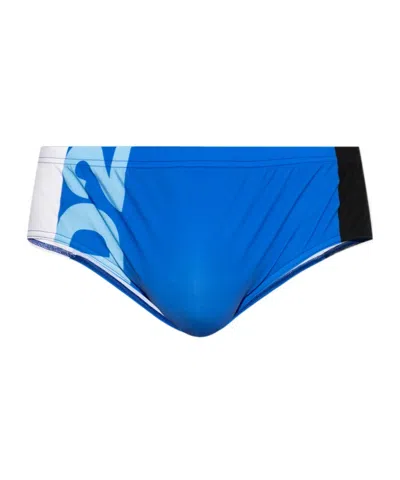 Dsquared2 Logo Swim Trunks In Blue