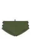 Dsquared2 Logo Swim Trunks In Green
