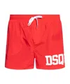 Dsquared2 Logo-print Swim Shorts In Red
