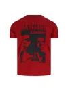 Dsquared2 Red Tshirt With Logo Print In Red