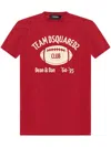 Dsquared2 Baseball Logo T-shirt In Red
