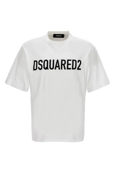 Dsquared2 Dsquared Man T-shirt In White