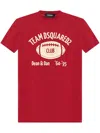 Dsquared2 Baseball Logo T-shirt In Red