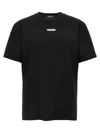 Dsquared2 Regular Fit Metal Logo Tee In Black