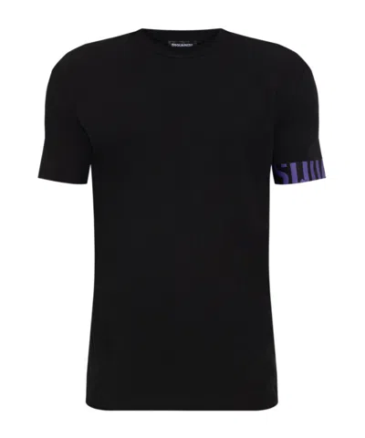 Dsquared2 Logo T-shirt In Black