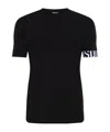 Dsquared2 Logo-band Short-sleeve T-shirt In Black