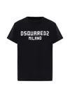 Dsquared2 Logo T-shirt In Black
