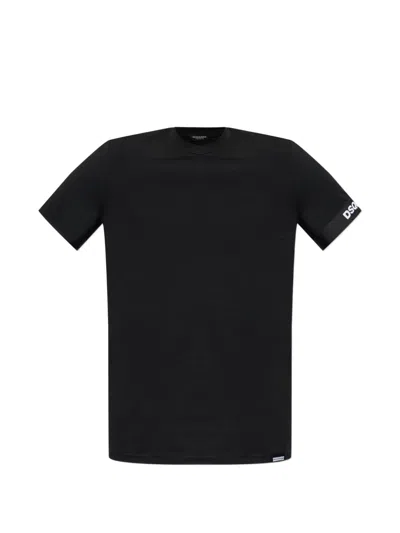 Dsquared2 Logo T-shirt In Black