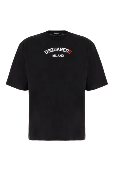 Dsquared2 Logo T-shirt In Black