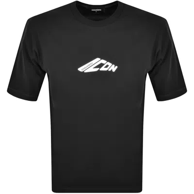 DSQUARED2 DSQUARED2 LOGO T SHIRT BLACK