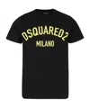 Dsquared2 Logo-print Cotton T-shirt In Black